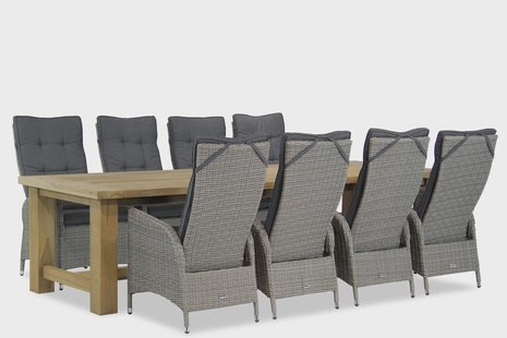Garden Collections Lincoln/Fourmile 300 cm dining tuinset 9-delig