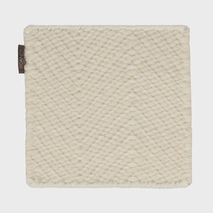 Material Samples Mattprov Furrow wollen vloerkleed Natuurwit