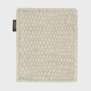 Material Samples Mattprov Pebble wollen vloerkleed Wit