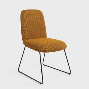 Jesper Home Eetkamerstoel 'Taiwa' Slide Black, kleur Groovy Garam