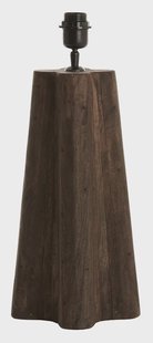 Light & Living Tafellamp 'Navelli' Mangohout, 40cm, kleur Bruin (excl. kap)