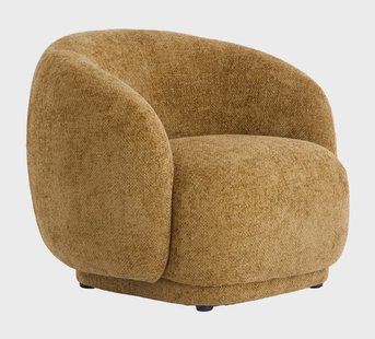 Light & Living Fauteuil 'Ovito' kleur Okergeel