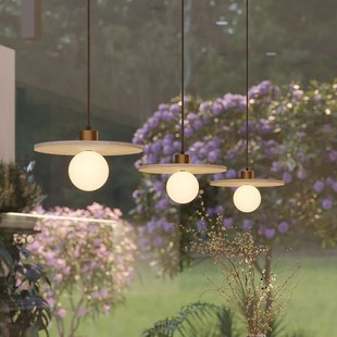 Maxlight Lando - hanglamp - Ø 25 x 150 cm - travertijn