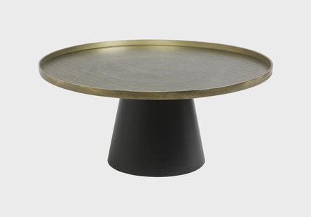 Light & Living Salontafel 'Popeta' Ø75cm, kleur Antiek Brons