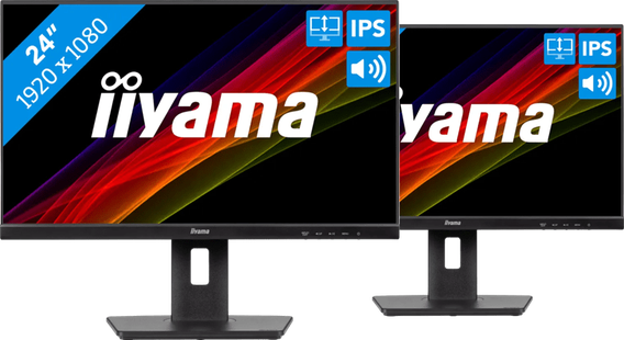 iiyama ProLite XUB2493HS-B6 Duo Pack