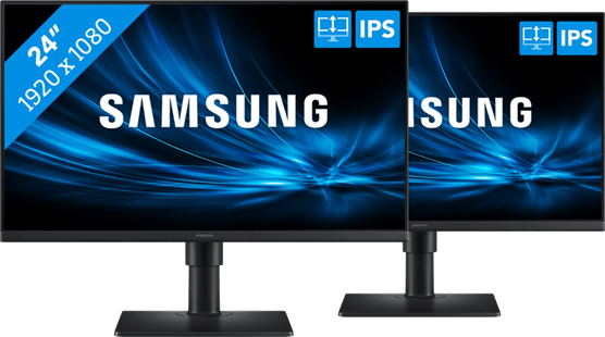 Samsung Essential S4 LS24D402GAUXEN Duo Pack