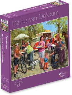 Marius van Dokkum - Foodtruck- Puzzel 1000 stukjes