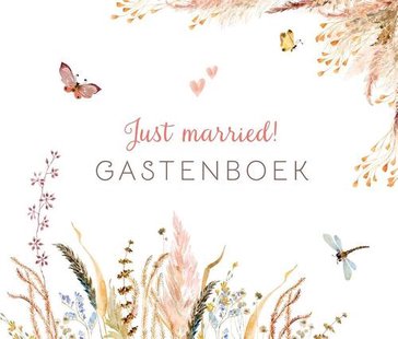 Just married! - Gastenboek (boho)