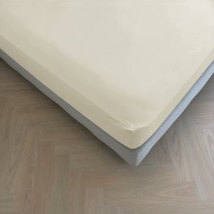 Kayori Biologisch topper hoeslaken Puro katoenperkal - Beige