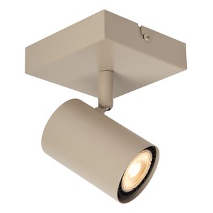 Lucide Opbouwspot Amigo - Taupe - Gu10