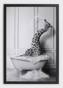 Wanddecoratie Giraffe Bath | Really Nice Things