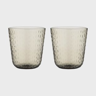 Marimekko Syksy tumblerglas 36 cl 2-pack Brown