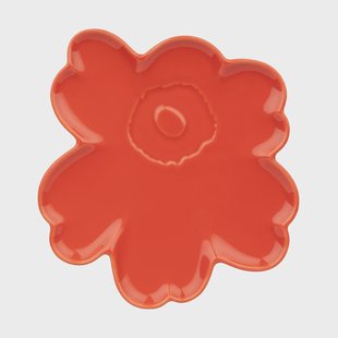 Marimekko Unikko shape schaal 20 cm Orange red