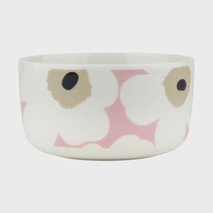 Marimekko Unikko schaal 5 dl Off white-pink-sand-charcoal
