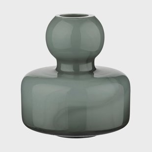 Marimekko Flower vaas Ø10 cm Charcoal