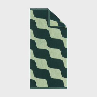 Marimekko Taifuuni badhanddoek 70x150 cm Pear-dark green