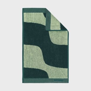 Marimekko Taifuuni gastenhanddoek 30x50 cm Pear-dark green