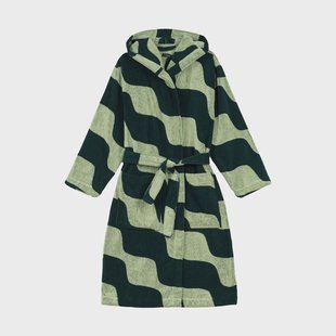 Marimekko Taifuuni badjas katoen Pear-dark green, L