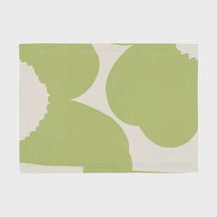 Marimekko Iso Unikko stoffen placemat Off white-pear