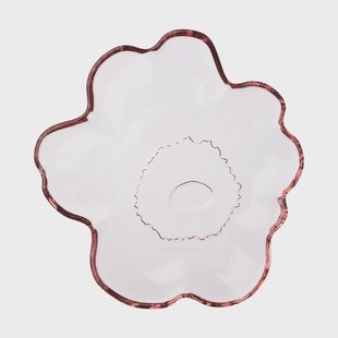 Marimekko Unikko glazen bord Ø13 cm Pink