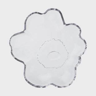 Marimekko Unikko glazen bord Ø13 cm Clear