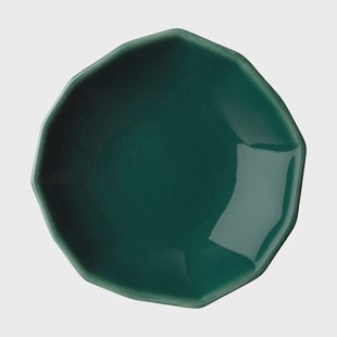 Marimekko Kivet shape bord 9 cm dark green