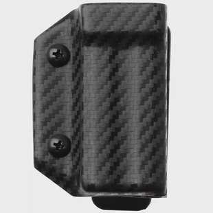 Clip And Carry Kydex Sheath Leatherman Wave Alpha, Carbon Fiber Black LALPHAE-CF-BLK riemholster