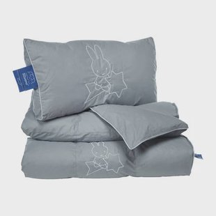 Silvana synthetisch kinderdekbed en hoofdkussen (Nijntje)