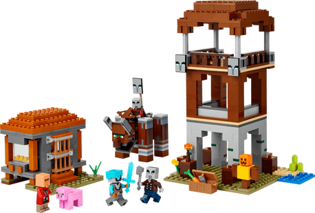 LEGO Minecraft De Plunderaar Buitenpost en Verwoester 21278