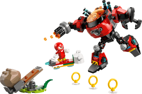 LEGO Sonic the Hedgehog Knuckles vs. Dr. Eggman Egg Crusher mecha 77005
