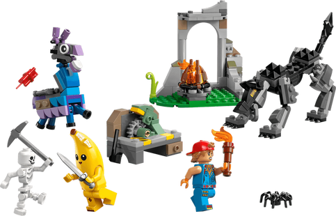 LEGO Fortnite Peely en Sparkplugs kamp 77075