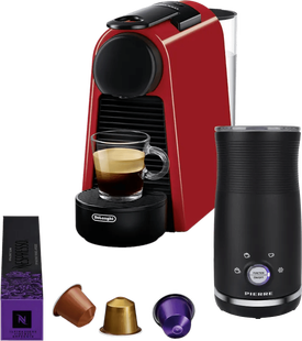 De'Longhi Nespresso Essenza Mini EN85.R + Pierre Melkopschuimer