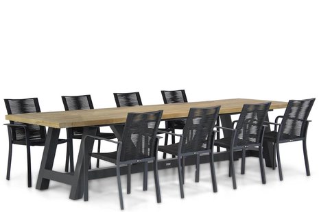 Santika Annisa/Trente 330 cm dining tuinset 9-delig