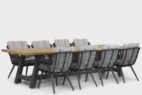 Coco Azzano/Trente 330 cm dining tuinset 9-delig