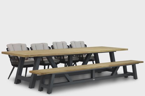 Coco Azzano/Trente 330 cm dining tuinset 6-delig