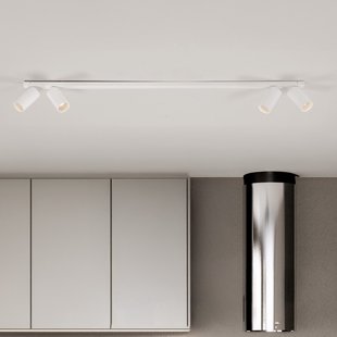 Nova Luce Oso - opbouwspot - 120 x 3,5 x 10,5 cm - wit