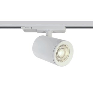 SHOWROOMMODEL - ONE Light Shop PRO - rail spot - 3-fase railsysteem - Ø 10 x 14,1 cm - 40W dimbare LED incl. - wit - witte lichtkleur