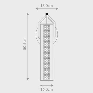 Quintiesse LED wandlamp ESPADA, gepolijst chroom, Ø 16 cm, metaal IP44