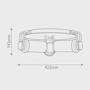 Quintiesse Plafondlamp WYNWOOD, brons, Ø 42 cm, 3-lamps, metaal/glas