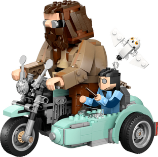 LEGO Harry Potter Hagrid en Harry's Rit op de Motor 76443