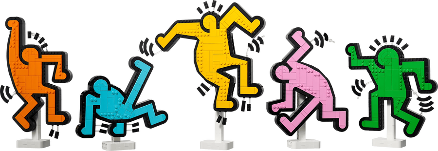 LEGO Art Keith Haring Dansende Figuren 31216