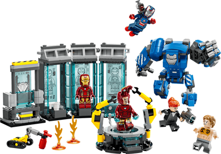 LEGO Marvel Iron Mans laboratorium: harnasruimte 76315