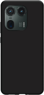 Just in Case Soft Design Motorola Edge 50 Ultra Back Cover Zwart