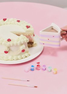 DIY cakevorm mokken - 2 stuks