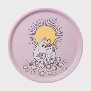 Moomin Arabia Verliefde Moomin dienblad Ø35 cm