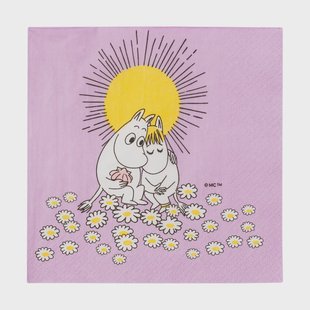 Moomin Arabia Verliefde Moomin papieren servet 33x33 cm 20-pack