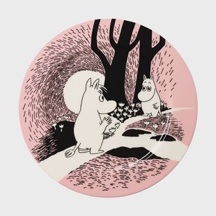 Moomin Arabia Kärlek 30 jaar Mumin serveerschaal Limited Edition Ø30 cm