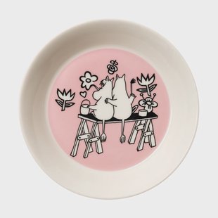 Moomin Arabia Kärlek 30 jaar Moomin schoteltje Limited Edition Ø15 cm