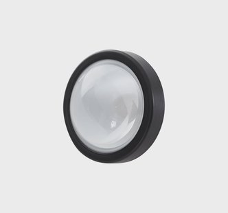 Lindby LED lamp, GX53 4,8W, 4.200K, zwart, Ø 7,5 cm