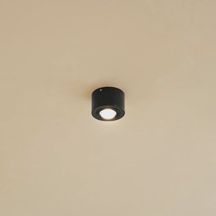 Lindby Downlight Jyla, 1-lamp, matzwart, GX53